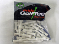 Pride Golf Step-tees (2.75", White, 25pk) Consistent Tee Height NEW