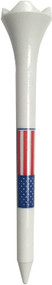 Pride Performance Plastic Golf Tees (3.25",  American Flag, 30pk) NEW