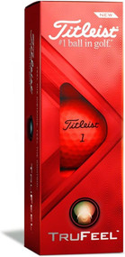 Titleist TruFeel Golf Balls (Red, 3pk) 1 Sleeve 2024 NEW