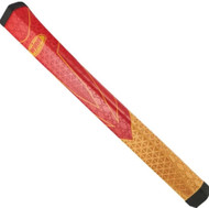 Winn Savior Pistol Lite Putter Grip (Standard, Red/Gold, WSP-RG) NEW