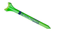Zero Friction ZFT Maxx 4-Prong Composite Tees (Lime/Blue, 2.75", 16pk) NEW