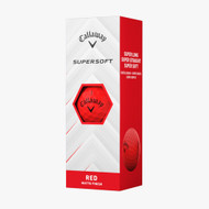 Callaway Supersoft Golf Balls (Matte Red, 3pk) 1 Sleeve 2025  NEW