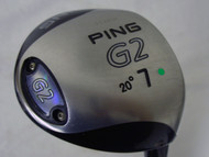 Ping G2 7 wood 20* Green Dot (Steel JZ Stiff) 7w Fairway Golf Club