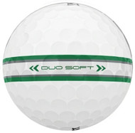 Wilson Staff Duo Soft TRK360 Golf Balls (White/Green, 3pk) 1 Sleeve 2025 NEW