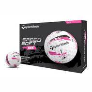 Taylor Made SpeedSoft Ink Golf Balls (Pink, 24pk) 2dz 2024 NEW Father's Day Sale