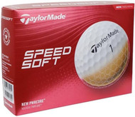 Taylor Made SpeedSoft Golf Balls (White, 24pk) 2dz 2024 NEW Father's Day Sale!!