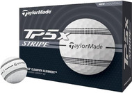 Taylor Made TP5x Stripe Golf Balls (White, 24pk) 2dz 2024 NEW Father's Day Sale!