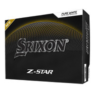 Srixon Z-Star Golf Balls (Pure White, Spinskin, 12pk) 1 dz 2025 NEW