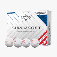 Callaway Supersoft Golf Balls (Stars & Stripes, 12pk) 1dz 2025 NEW