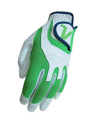 Volvik Omni Form Fit Glove (Junior, White/Green, LEFT, One Size Fit) 2023 Golf NEW