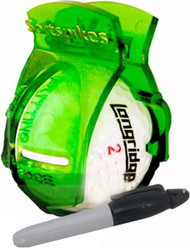 SoftSpikes Golf Ball Alignment Tool (Green) w/Sharpie NEW