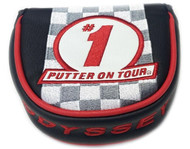 Odyssey Tempest Putter Headcover (Black/Red, MALLET) Magnetic Cover NEW