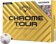 Callaway Chrome Tour Tru Track Golf Balls (USA, 24pk) 2dz 2024 NEW