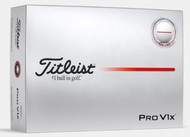 Titleist Pro V1x Performance Alignment Golf Balls (White/Red, 12pk) 1dz 2025 NEW