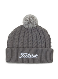 Titleist Cable Knit Pom Pom Beanie (One Size) Golf Hat 2021 NEW