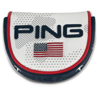 Ping Patriot Mallet Putter Headcover (Red/White/Blue, Limited Edition) 2024 NEW