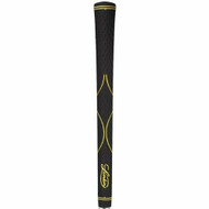 Lamkin Crossline Tour Golf Grip (Black/Gold, STANDARD)  NEW