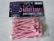 Aggressive Golf Anti-Cancer Sticks Tees (Pink, 3.25", 30 Pack) Golf NEW