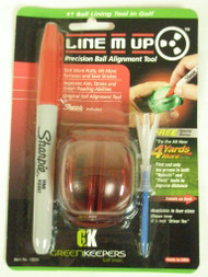 GreenKeepers Line M Up Alignment Tool (Red) Sharpie & Free Tee NEW