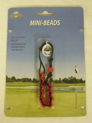 On Course Mini Beads Slotted Shot Counter (Red) Score Keeper Golf NEW