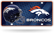 NFL Team License Plate (Denver Broncos, Helmet) NEW