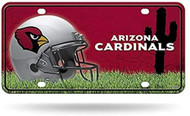 NFL Team License Plate (Arizona Cardinals, Helmet) NEW