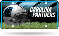 NFL Team License Plate (Carolina Panthers, Helmet) NEW