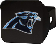 NFL Team Metal Hitch Cover (Carolina Panthers, Black) NEW