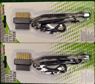 Pride Sports Golf Club Cleaner (Brush with Cord And Bag Clip) NEW