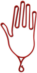 On Course Golf Glove Keeper J & M Golf (Red) w/ Clip NEW