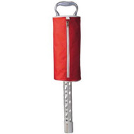 On Course Deluxe Shag-Bag (Red, Zippered) Holds 75 Balls Golf  NEW