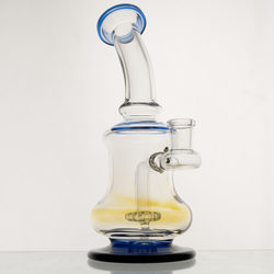 8"Fumed Fat Bottom Rig with shower head