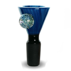 Full Body Vacstack Coilpot Funnel w Dichro Marble Glass Bowl Slide