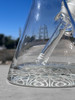 16" Encore Thick Beaker with Color Deep Etch Sand Blast Bong Water Pipe Close up on stem