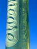 16" Encore Thick Beaker with Color Deep Etch Sand Blast Bong Water Pipe Close up front neck