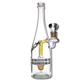 Black Sheep Gallery Glass Champagne Dom Bottle Water Pipe Bong Banger Hanger Dab Rig