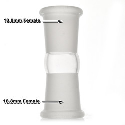 Female to Female Glass Fitting Adapter GoG
