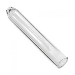 50x5mm 2inch Diameter Glass Extractor Tube Clear 12