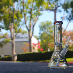 12" 50 x 9mm Glass on Glass Water Pipe Bong by Encore Collection