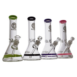 12" 50 x 7mm Glass on Glass Water Pipe Bong by Encore Collection
