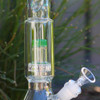 12" Encore Collection Glass Full Size Matrix Salt Shaker Bong close up on matrix perc