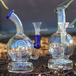 Encore Collection Glass Globe Ball Oil Rig Banger Hanger Water Pipe