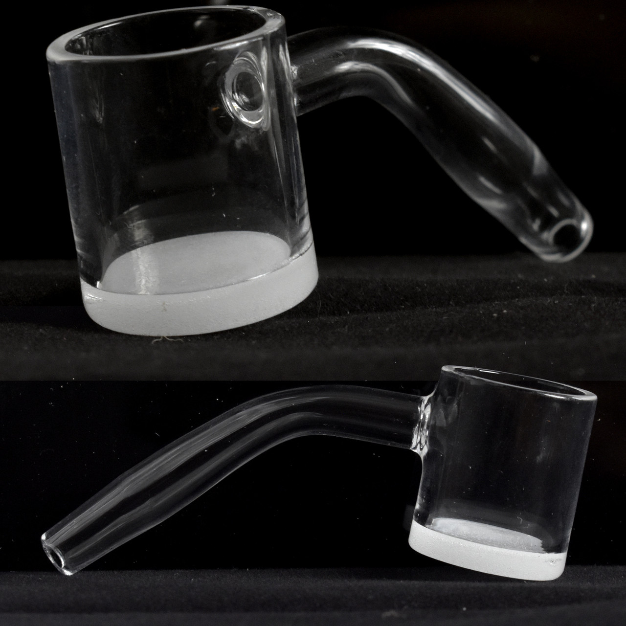 Quartz Banger Gavel Opaque White 45 Degree Shatter Kitchen
