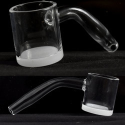 Quartz Banger Gavel Opaque White 45 Degree