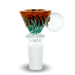 Color Reversal Funnel Glass Slide Bowl 18mm & 14mm