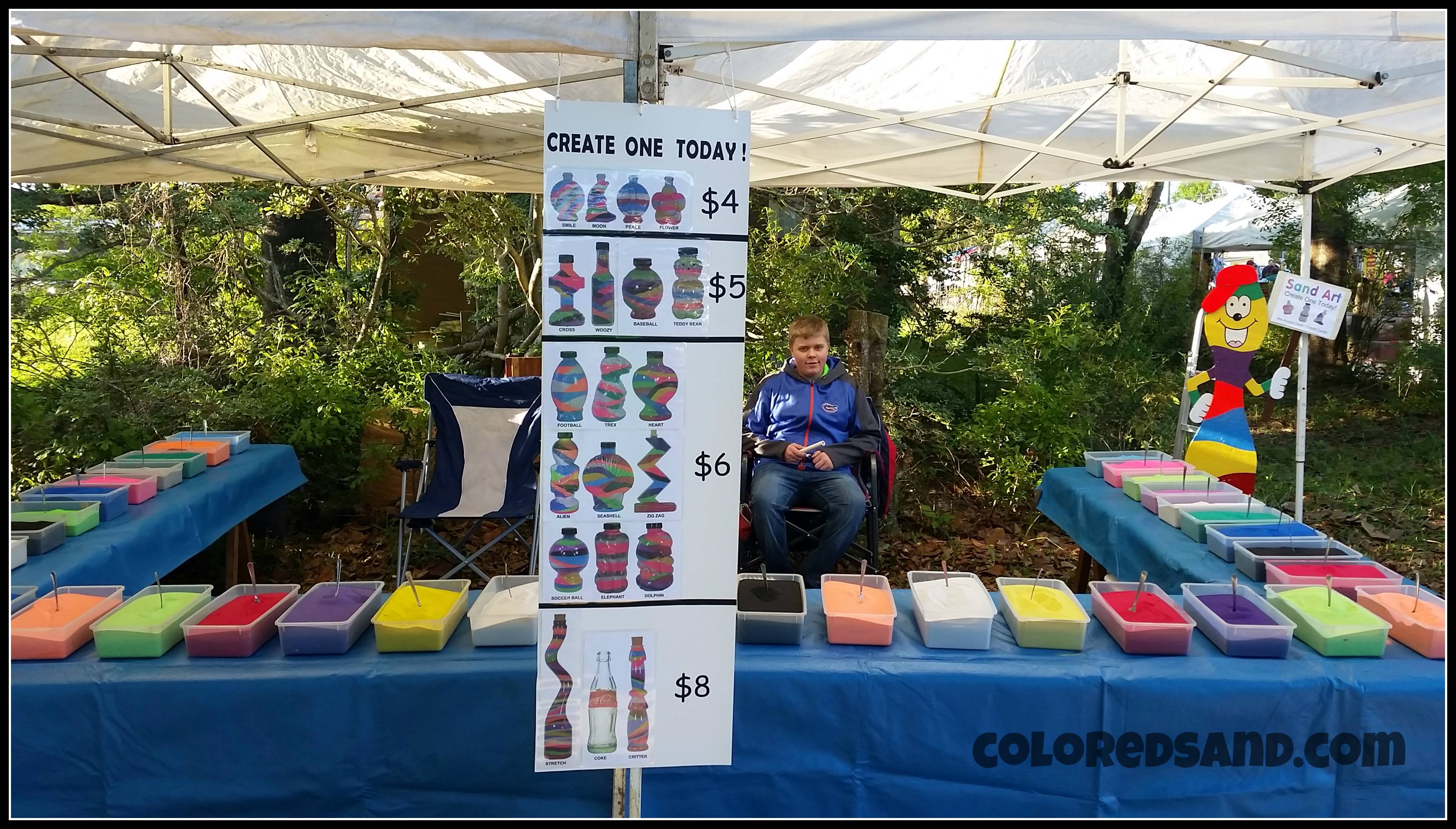 Selling Sand Art For A Fundraiser