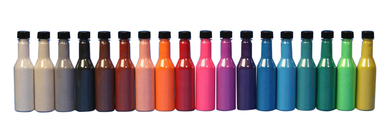 Coloured Sand 220gm Pack of 8 Assorted Colours