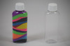oval shaped plastic sand art bottle