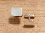 Rectangle Engravable Cuff Links