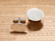 Oval Engravables Cuff Links